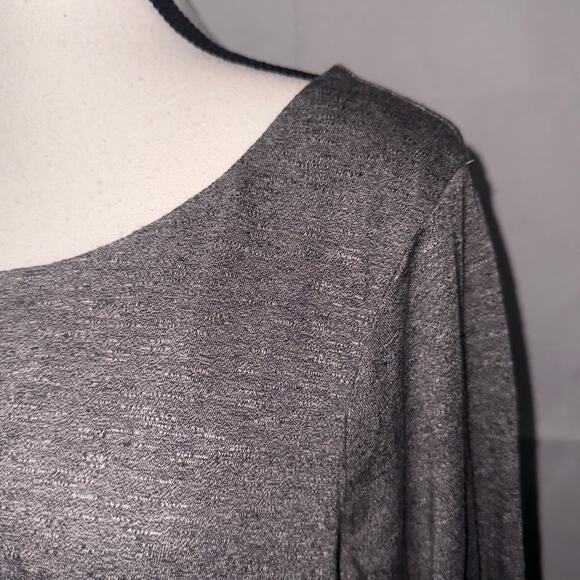 Fever Gray High-low hem tunic Top womens Size Large - Picture 4 of 6